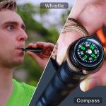 9-in-1 Camping Survival Kit with Flashlight and More
