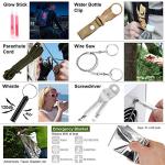 216 Piece Survival Gear and First Aid Kit