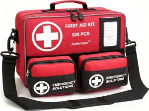 520-Piece First Aid Kit for Home and Travel
