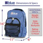 72-Hour Survival Backpack Kit for Emergencies