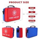 410-Piece Dual-Color Emergency First Aid Kit