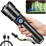 Super Bright Rechargeable Tactical Flashlight, 990000LM