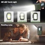 5000mAh Crank Emergency Radio: Weather, Solar, Alarm, Charger