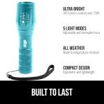 Gorilla Grip Ultra Bright Tactical Flashlight - 750 FT