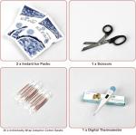 299PC Portable Red First Aid Kit - Camping, Hiking, Emergency