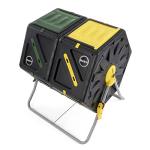 Dual Chamber Compost Tumbler - Efficient, Spacious Garden Composter
