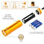 60 Pack Mini LED Flashlights for Kids and Emergencies