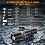 Super Bright Rechargeable Tactical Flashlight - 50000LM