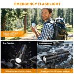 Super Bright Rechargeable Tactical Flashlight - 50000LM