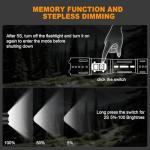 Super Bright Rechargeable Tactical Flashlight - 50000LM