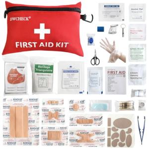 Compact 132-Piece Waterproof Mini First Aid Kit