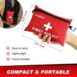 Compact 132-Piece Waterproof Mini First Aid Kit