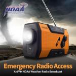 FosPower NOAA Emergency Weather Radio with Power Bank