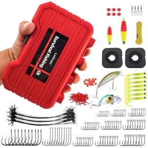 Compact Emergency Fishing Kit for Outdoor Survival