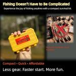 Compact Emergency Fishing Kit for Outdoor Survival