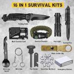 16-in-1 Survival Kit for Camping and Outdoor Adventures