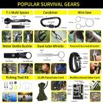 160-Piece Survival Kit with Upgraded Molle Bag