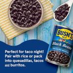 BUSH'S Best Black Beans, Plant-Based Protein, 12-Pack