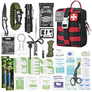 242-Piece Tactical First Aid Kit for Emergencies