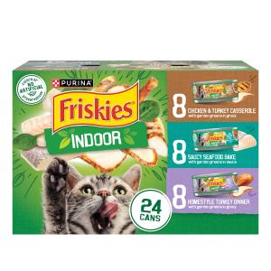 Indoor Cat Food Variety Pack - 24 Cans