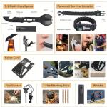 252-Piece Survival Gear Kit with Molle Bag