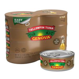 Wild Caught Yellowfin Tuna in Olive Oil - 8 Cans