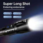 TrixHub 2-Pack Super Bright Rechargeable Flashlights