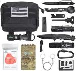 16-in-1 Emergency Survival Kit for Outdoor Adventures