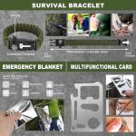 Men's Survival Kit with 150 Essential Gear Pieces