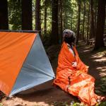 Emergency Shelter Kit: Tent, Blankets, Sleeping Bag, Poncho