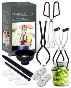 8-Piece Canning Essentials Kit for Self-Reliant Preparedness