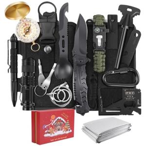 17-in-1 Survival Kit for Men - Perfect Gift