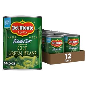 Del Monte Canned Cut Green Beans, 14.5 oz Pack