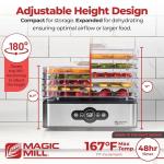 Magic Mill Food Dehydrator | Stainless Steel Jerky Dryer