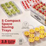 Magic Mill Food Dehydrator | Stainless Steel Jerky Dryer