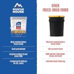 Mountain House Essential Bucket | 22 Servings of Gluten-Free Adventure Food
