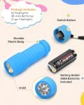 16-Pack Mini LED Flashlight Set with Batteries
