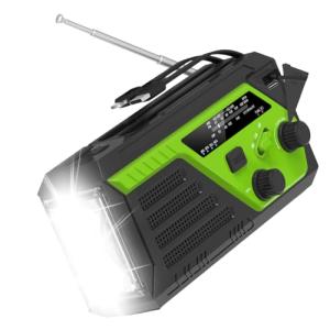Storm Radio with Built-in Cable, Crank, and SOS
