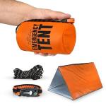 Lightweight 2-Person Survival Tent with Paracord Bracelets