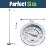 Stainless Steel Compost Thermometer - Dial & Probe