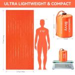 Emergency Sleeping Bag: Waterproof Thermal Bivy Sack