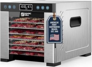 Magic Mill Pro Food Dehydrator | 7 Trays | Jerky, Treats, Herb, Meat, Fruit