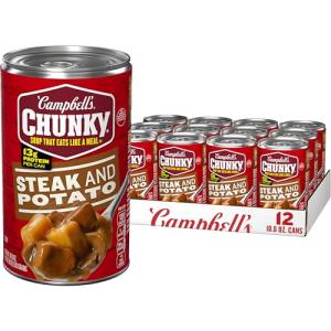 Campbell's Steak and Potato Soup, 12-Pack