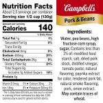 Campbell's Pork & Beans 6-Pack, 11 oz Cans