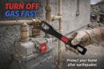Earthquake Survival Tool: Emergency Gas Shut Off Wrench
