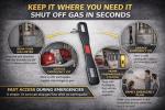 Earthquake Survival Tool: Emergency Gas Shut Off Wrench