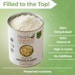 Ready Harvest Dehydrated Potato Flakes for Survival