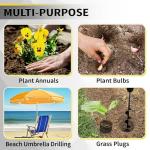 Planting Drill Bit - Bulbs & Holes Digging Tool