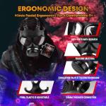 AMZYXUAN Gas Masks- Tactical Full Face Respirator