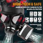 AMZYXUAN Gas Masks- Tactical Full Face Respirator